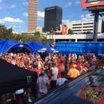Wall to wall tailgating action!