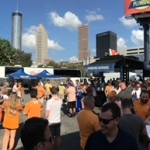 Wide angle tailgate action!