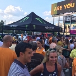 Yellow Jackets and Volunteers enjoying Monster Energy Drinks and Bud Lights.