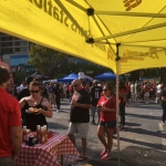 The 680n The Fan Tailgate from under the Gold Tent!